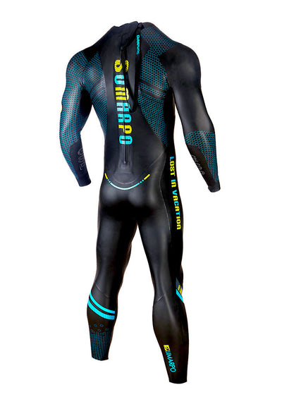 Sumarpo triathlon wetsuit Men RACE  Black/Blue ,YAMAMOTO